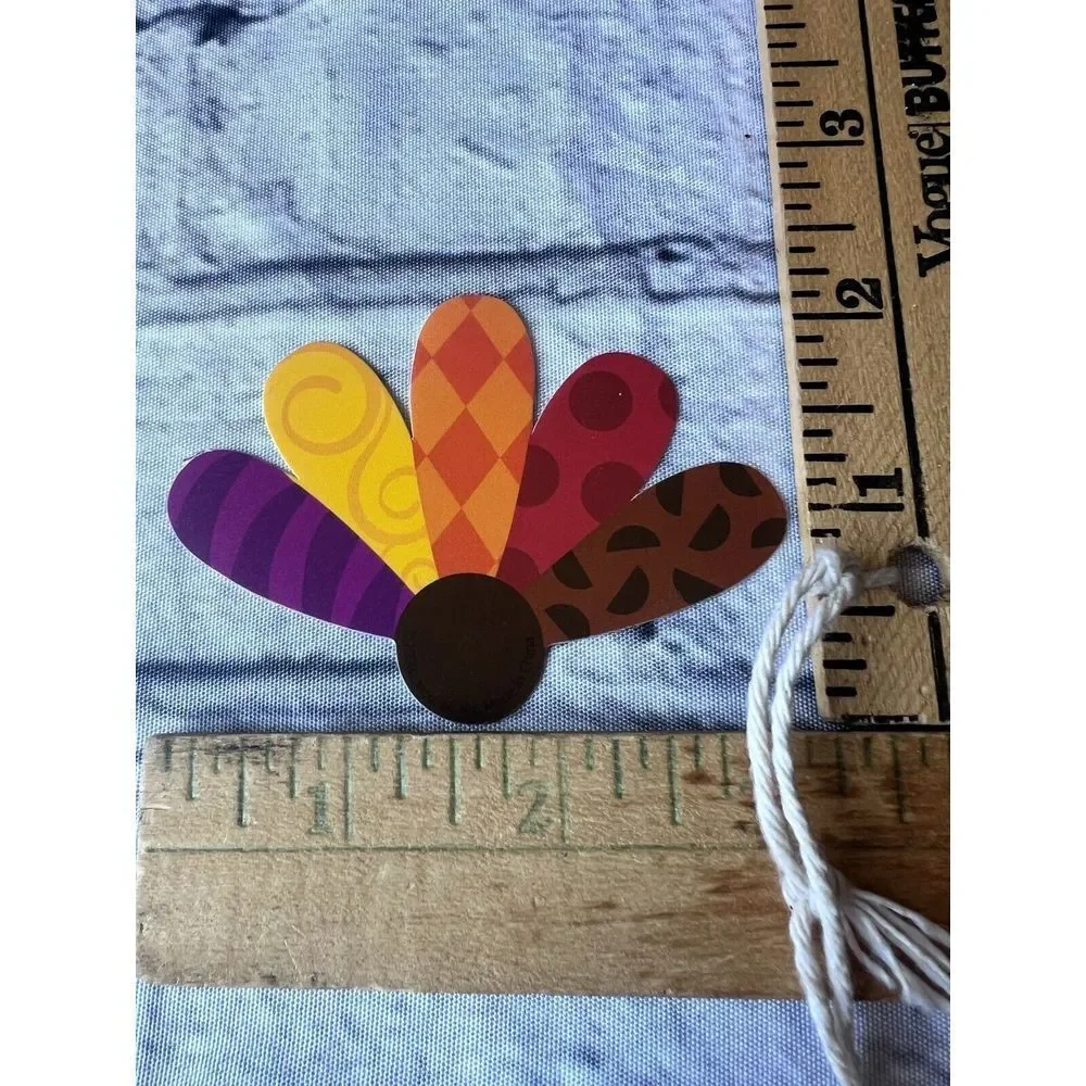 Thanksgiving‎ Turkey Cupcake Decopics-Poly Toppers 72 ct.